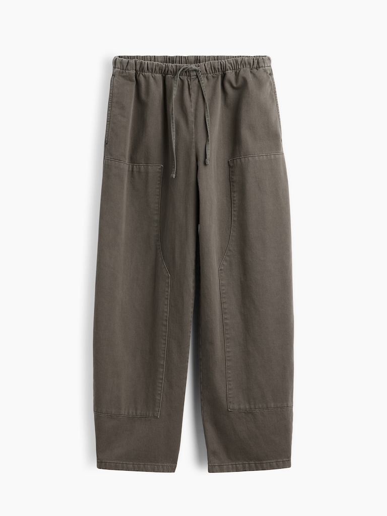 Easy Double-Knee Barrel Pants