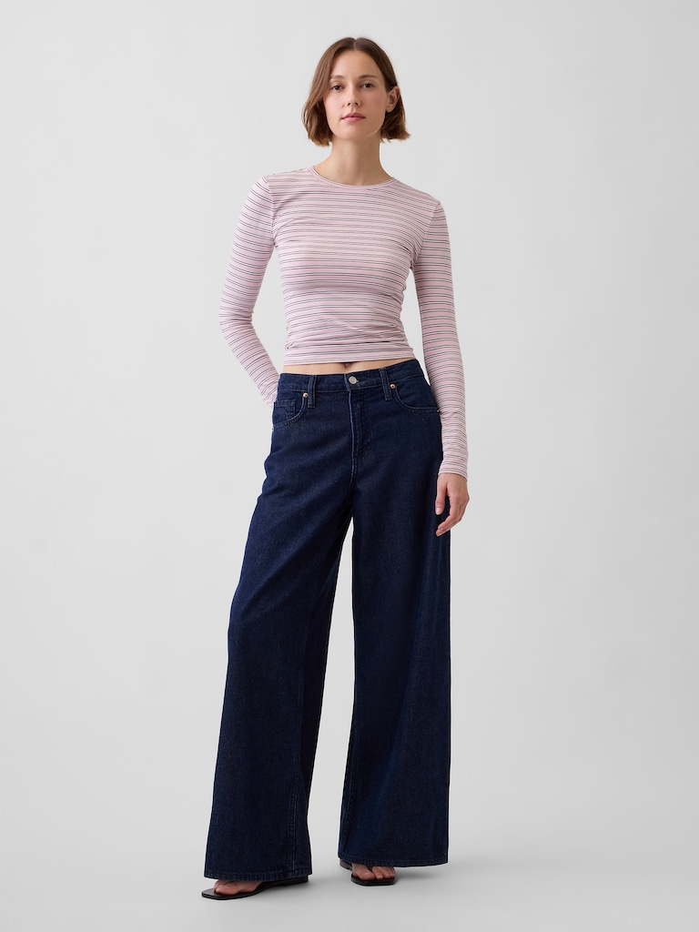 Mid Rise UltraSoft Baggy Jeans