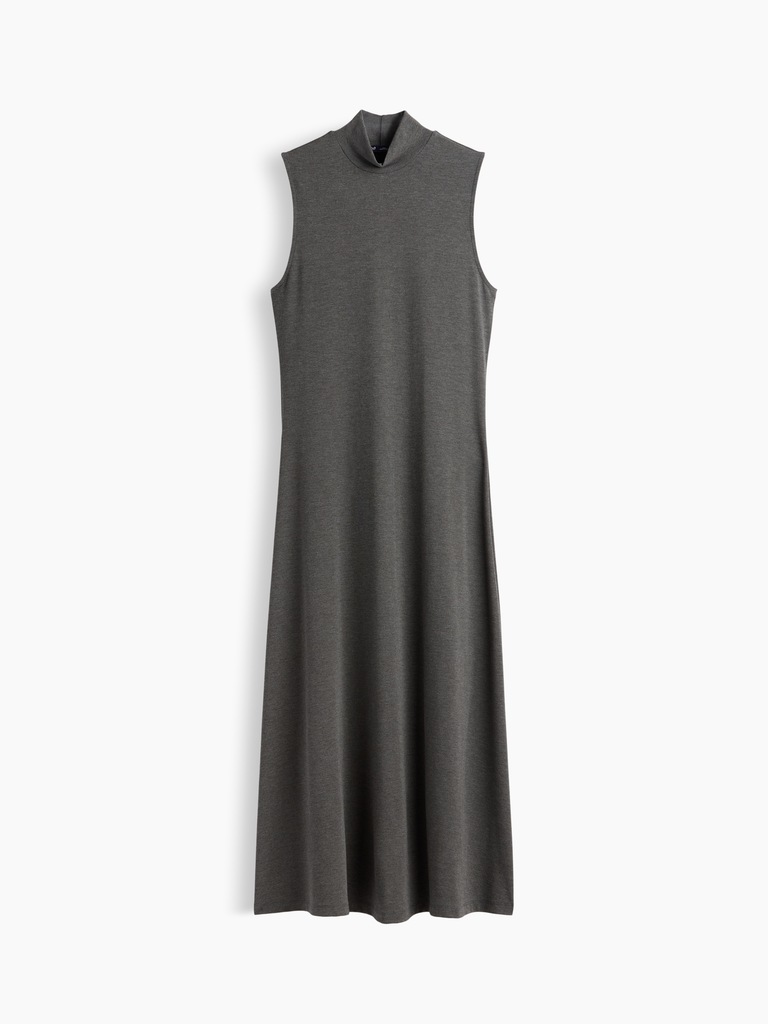 Mockneck Maxi Dress