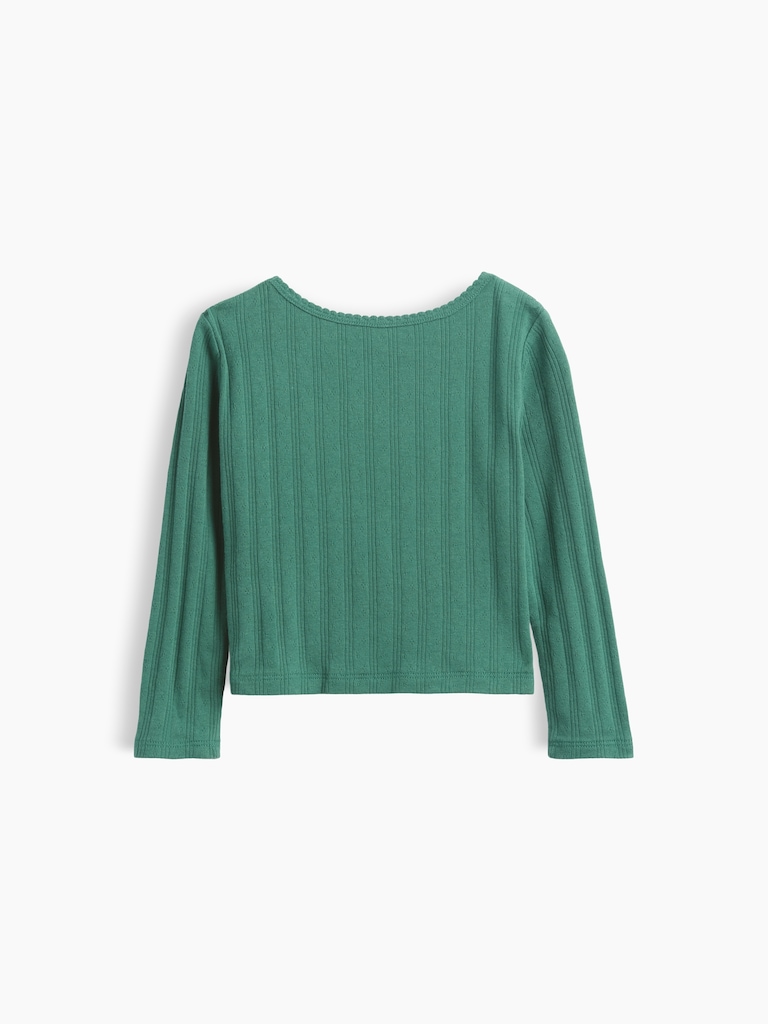Baby & Toddler Pointelle Rib T-Shirt