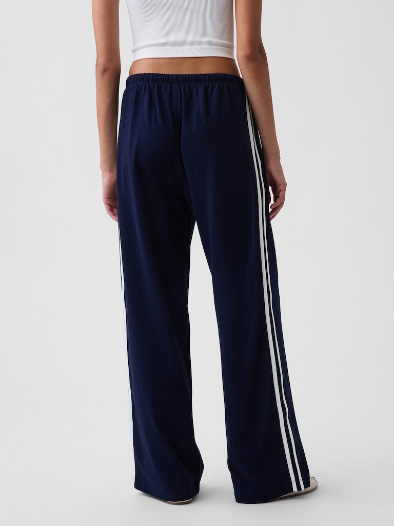 Knit Relaxed Track Pants