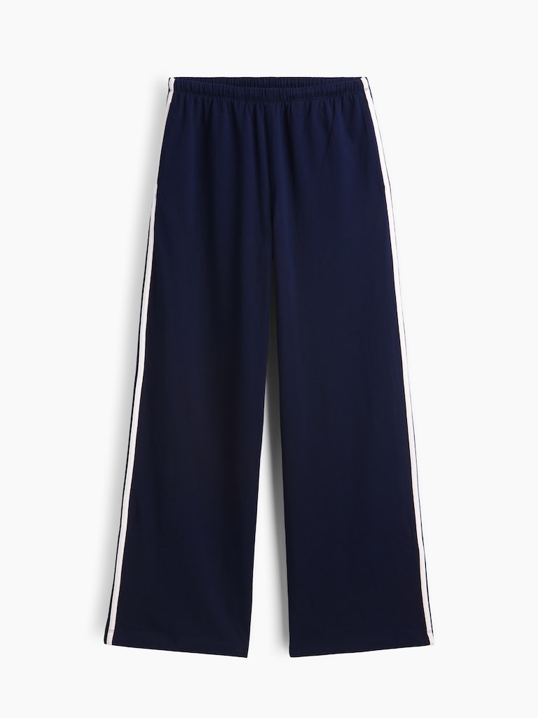 Knit Relaxed Track Pants