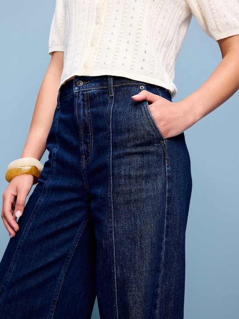 Extra High-Waisted Super Wide-Leg Jeans