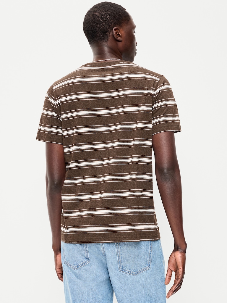 Crew-Neck Striped T-Shirt