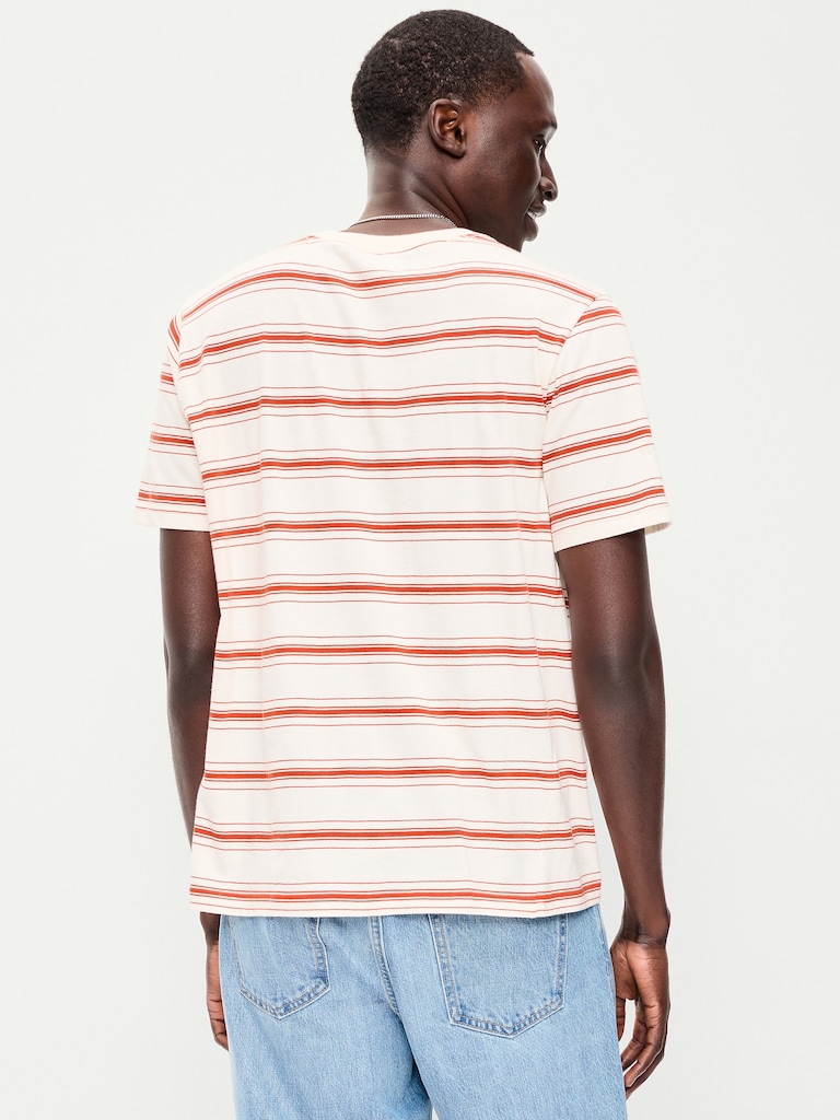 Crew-Neck Striped T-Shirt