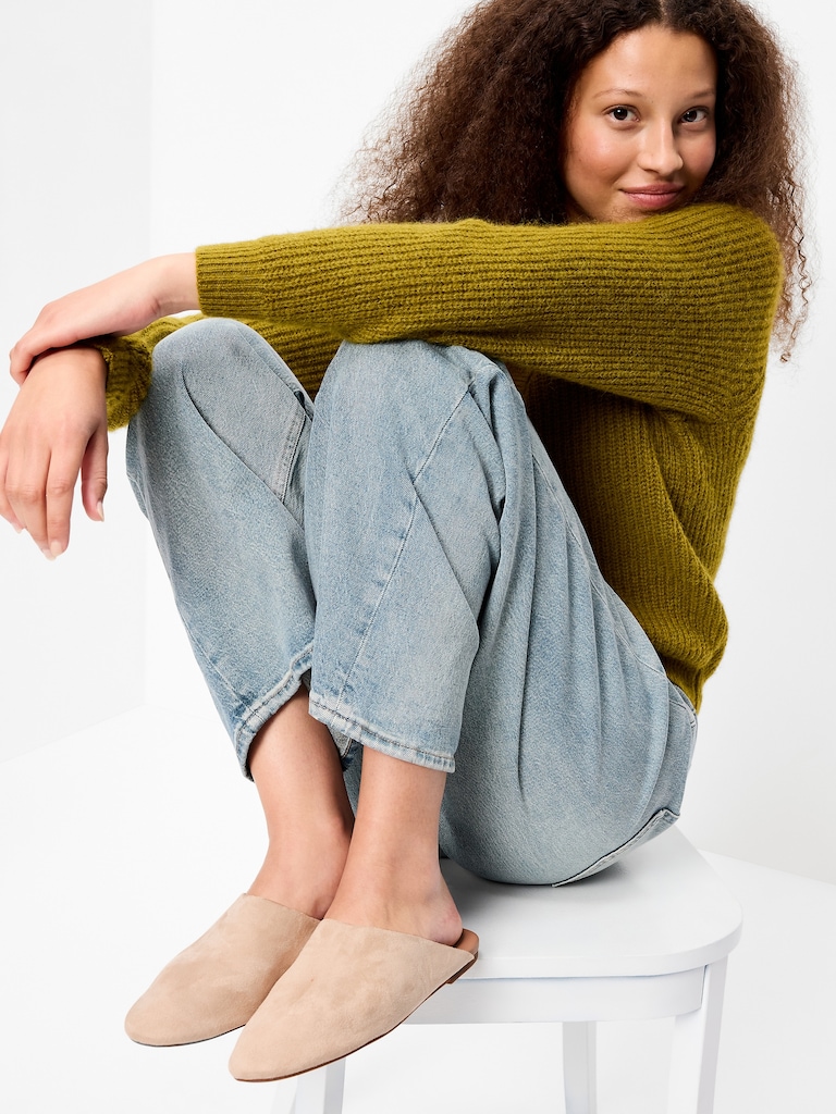 Faux-Suede Mule Clogs for Women