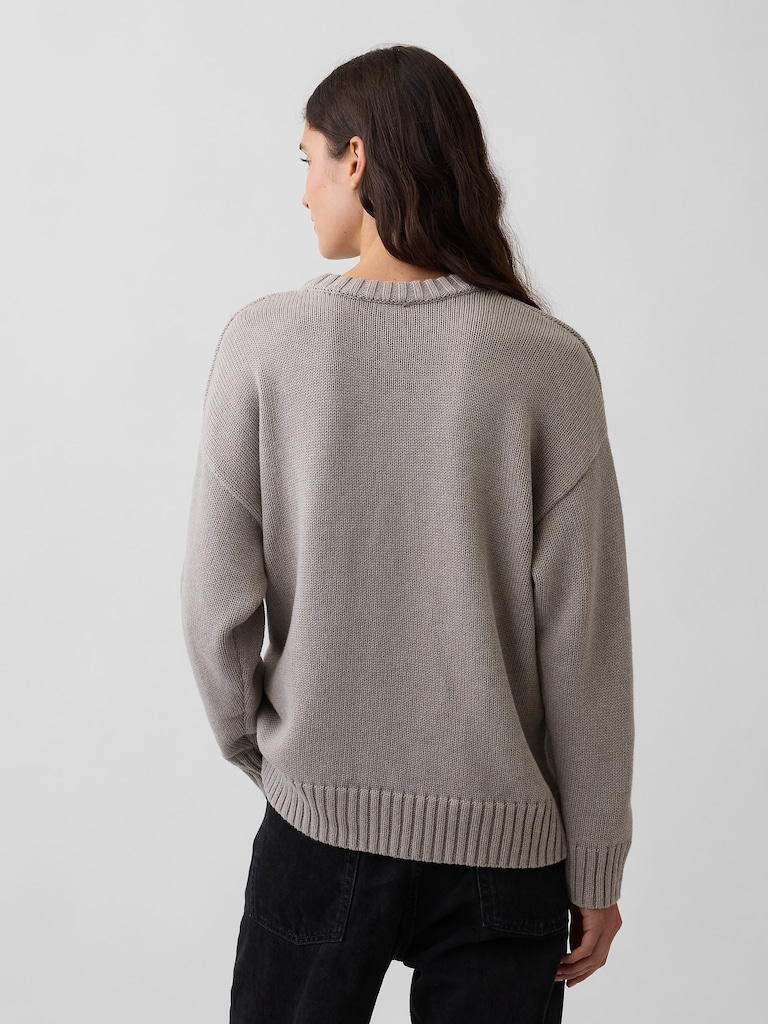 100% Cotton Oversized Sweater