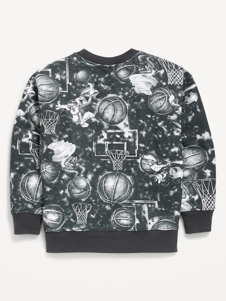 Space Jam™ Gender-Neutral Oversized Graphic Sweatshirt for Kids