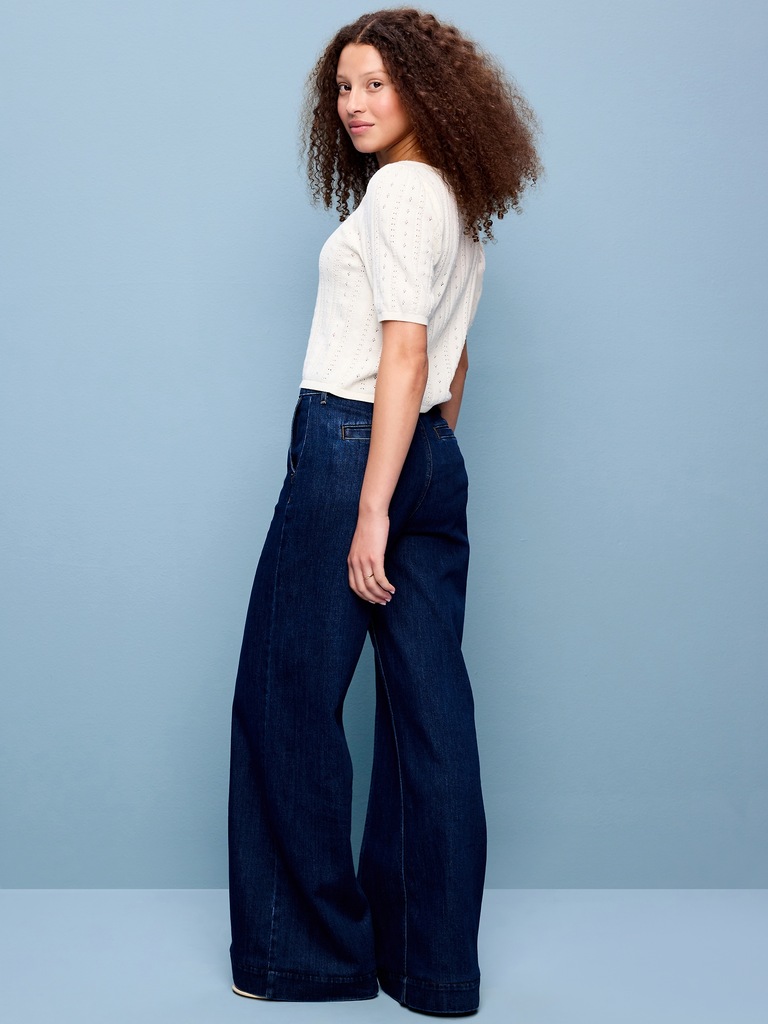 Extra High-Waisted Super Wide-Leg Jeans