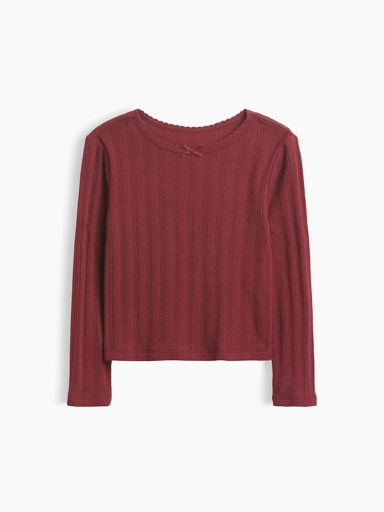 Baby & Toddler Pointelle Rib T-Shirt