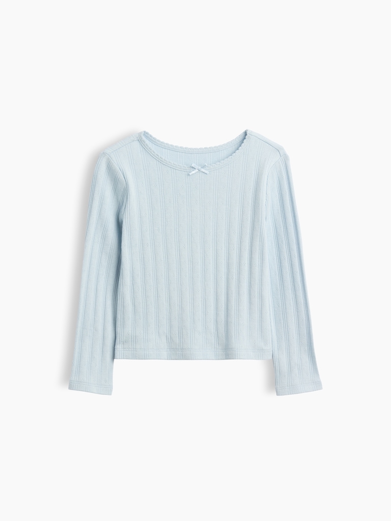 Baby & Toddler Pointelle Rib T-Shirt
