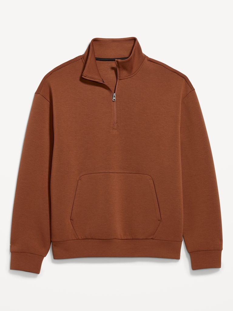Bounce Fleece Oversized Half-Zip Pullover Sweatshirt