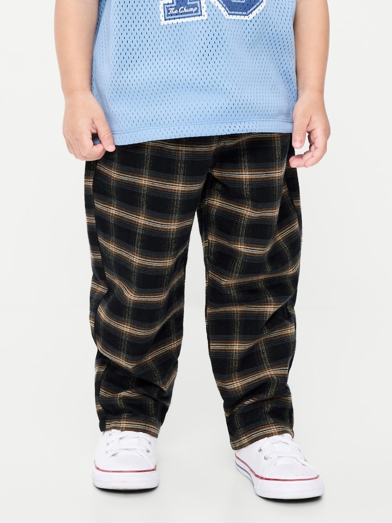 Pull-On Barrel-Leg Pants for Toddler Boys