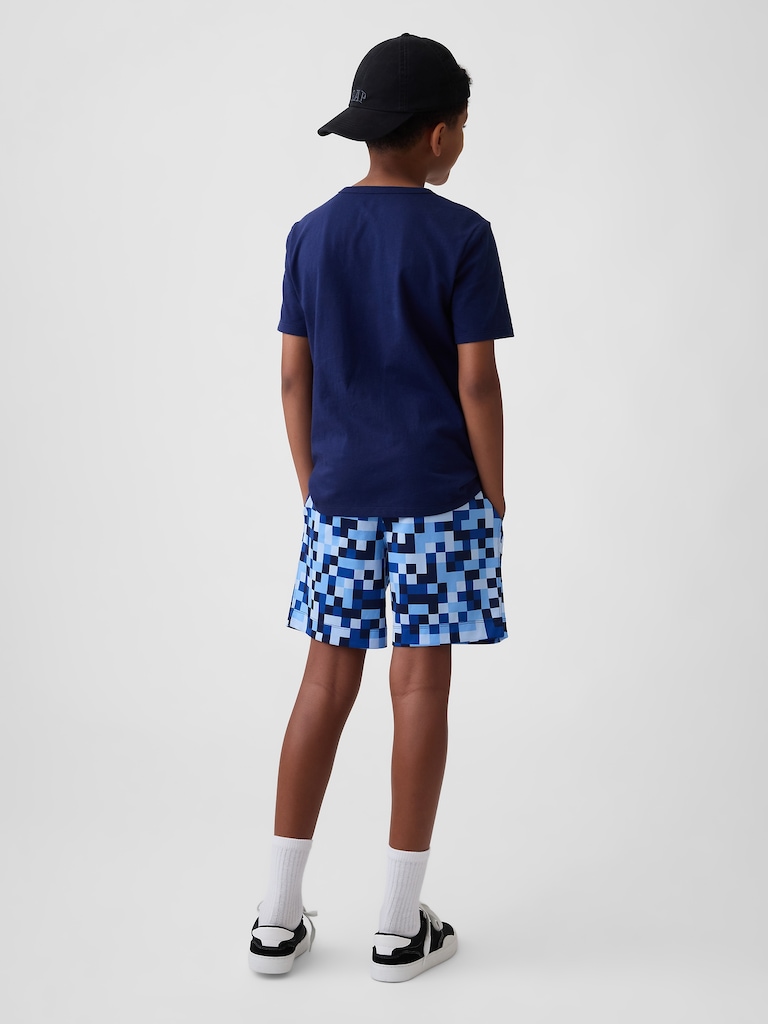 Kids 100% Recycled Pull-On Mesh Shorts
