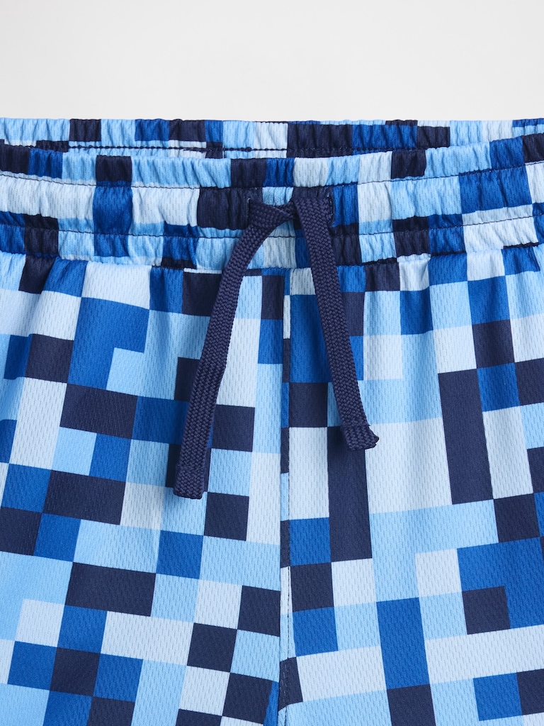 Kids 100% Recycled Pull-On Mesh Shorts