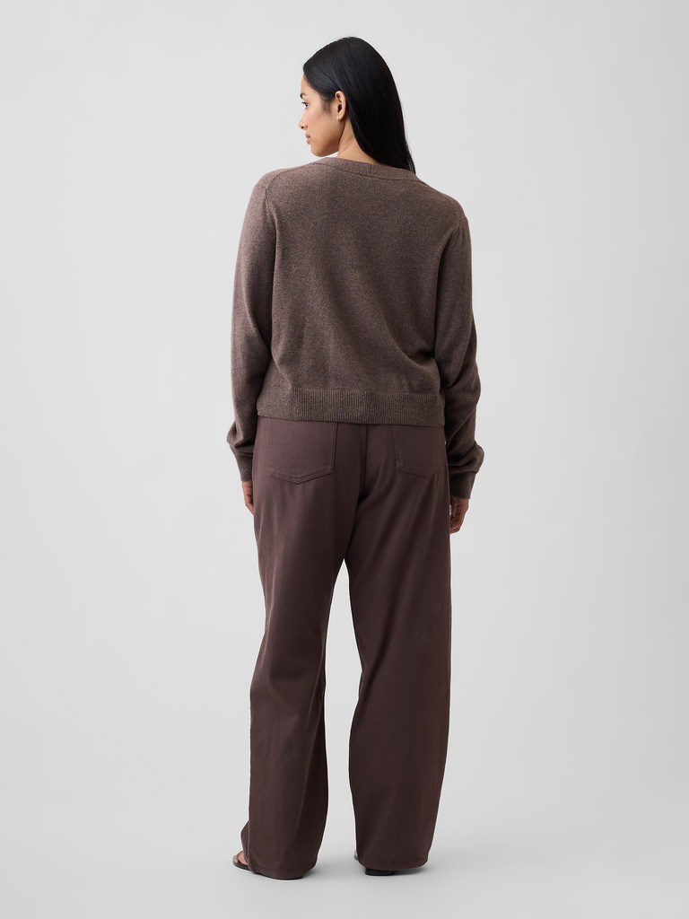 Low Slung Relaxed Straight Jeans