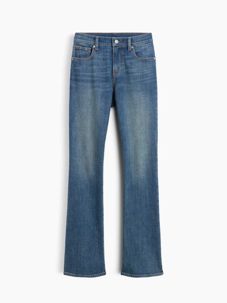 Mid Rise Boot Jeans