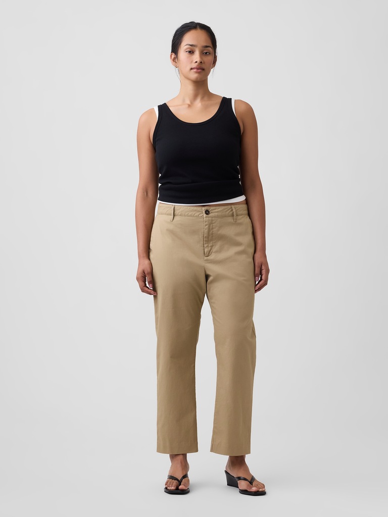 Mid Rise Downtown Khakis
