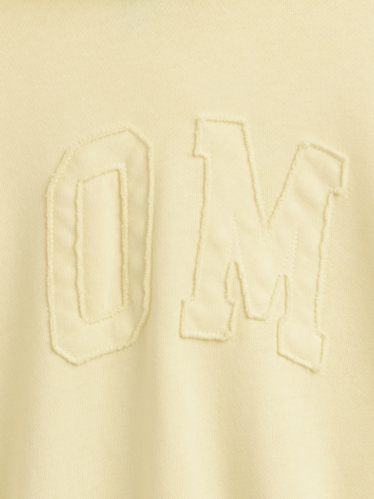 VintageSoft Logo Crop Hoodie