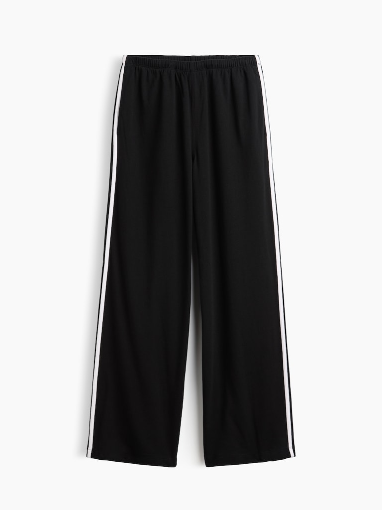 Knit Relaxed Track Pants