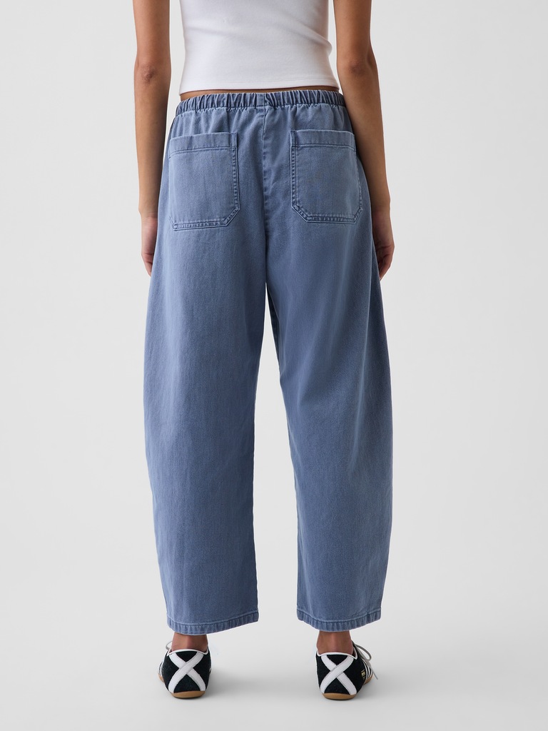 Easy Double-Knee Barrel Pants