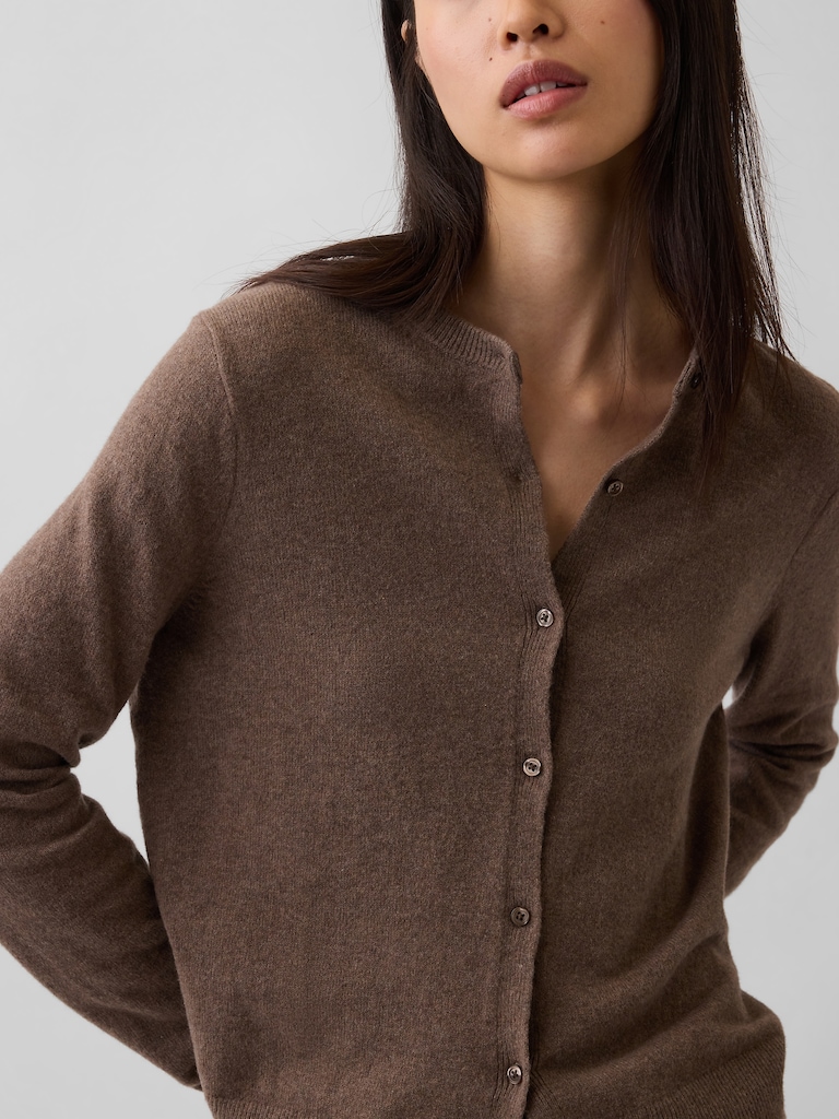 CashSoft Crop Cardigan