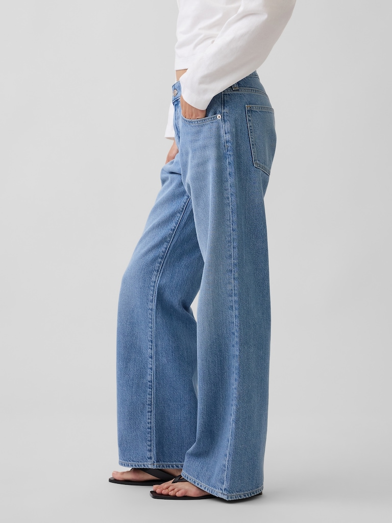 Low Rise UltraSoft Baggy Flare Jeans