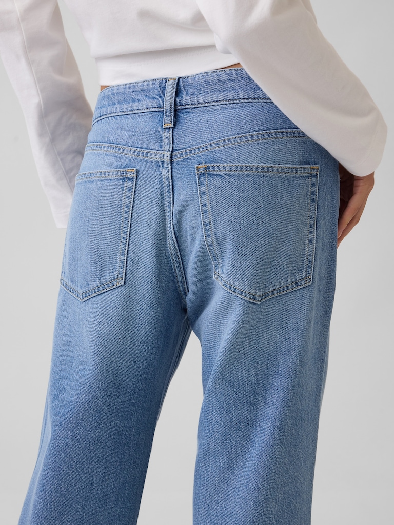 Low Rise UltraSoft Baggy Flare Jeans