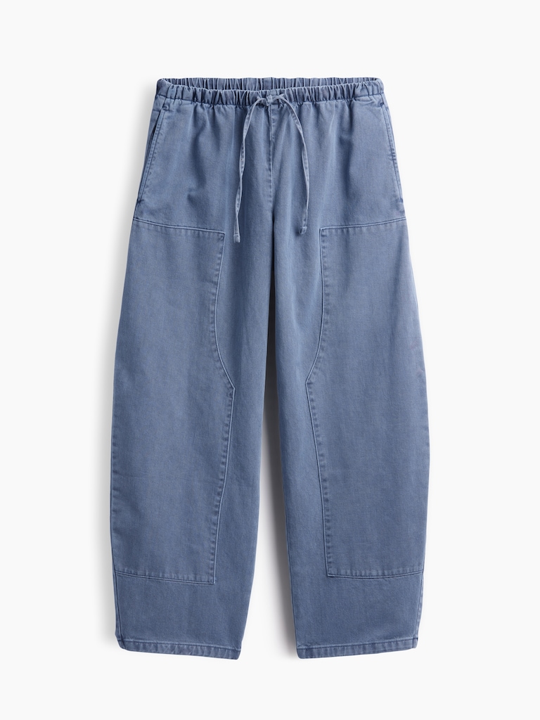 Easy Double-Knee Barrel Pants