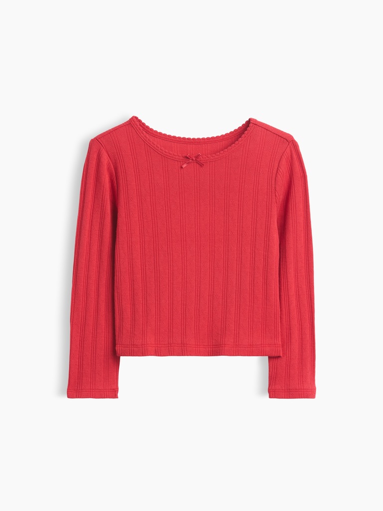 Baby & Toddler Pointelle Rib T-Shirt