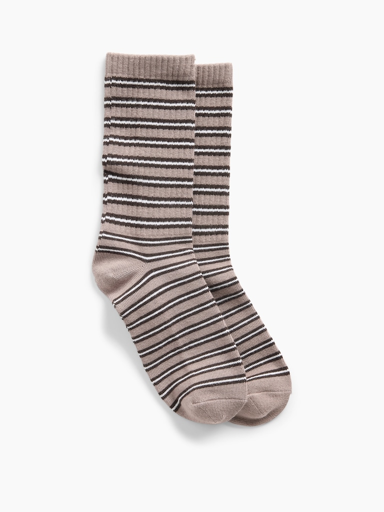 Rib Stripe Socks