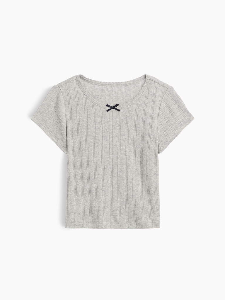 Baby & Toddler Pointelle Rib T-Shirt