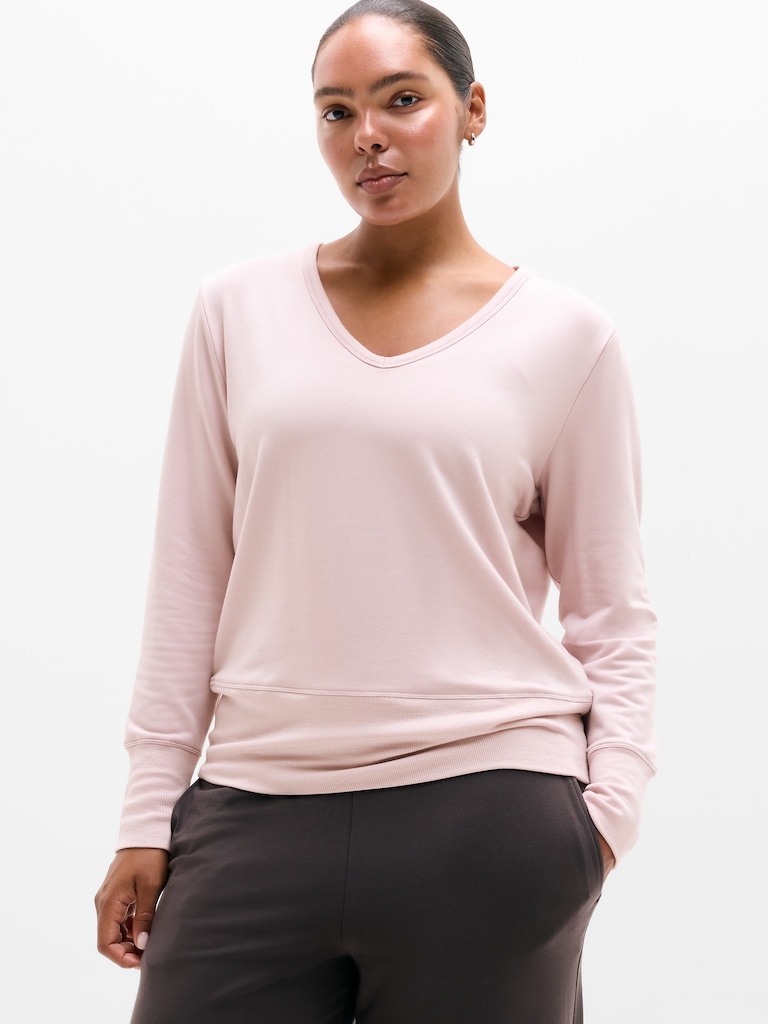 Coaster Luxe V-Neck Sweatshirt