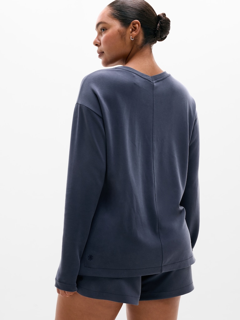 Seasoft V Neck Sweatshirt
