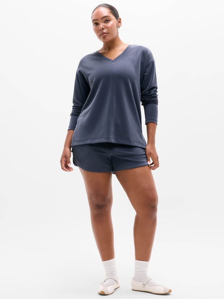 Seasoft V Neck Sweatshirt