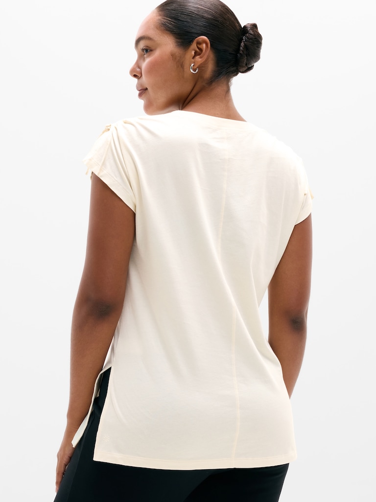 Favorite Cotton Cinched Tee