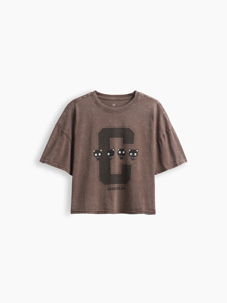 Kids Oversized Boxy Graphic T-Shirt