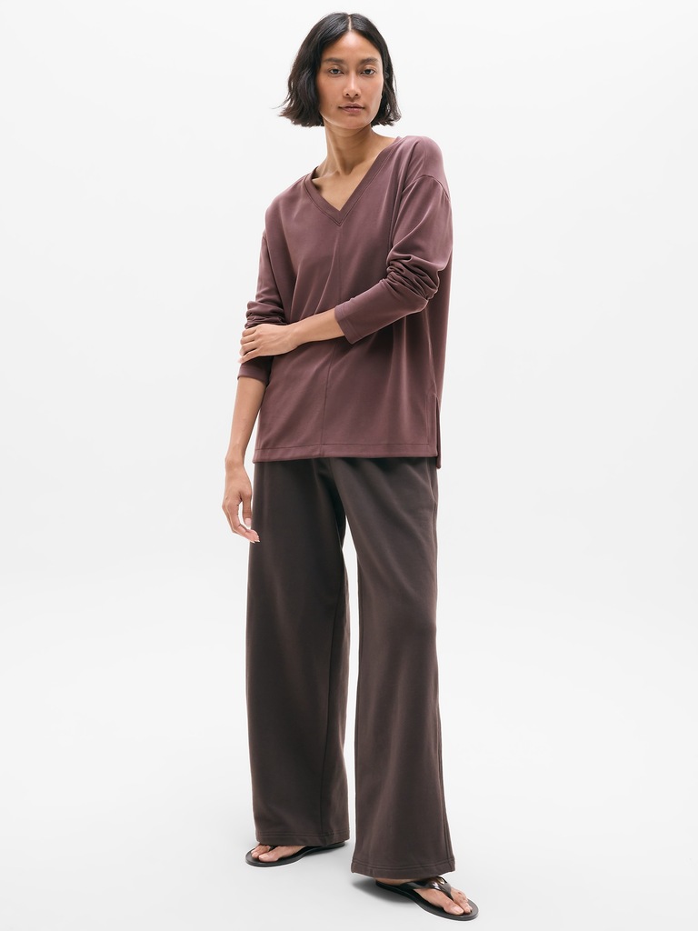 Seasoft V Neck Sweatshirt