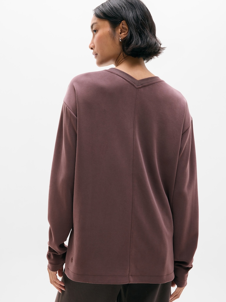 Seasoft V Neck Sweatshirt