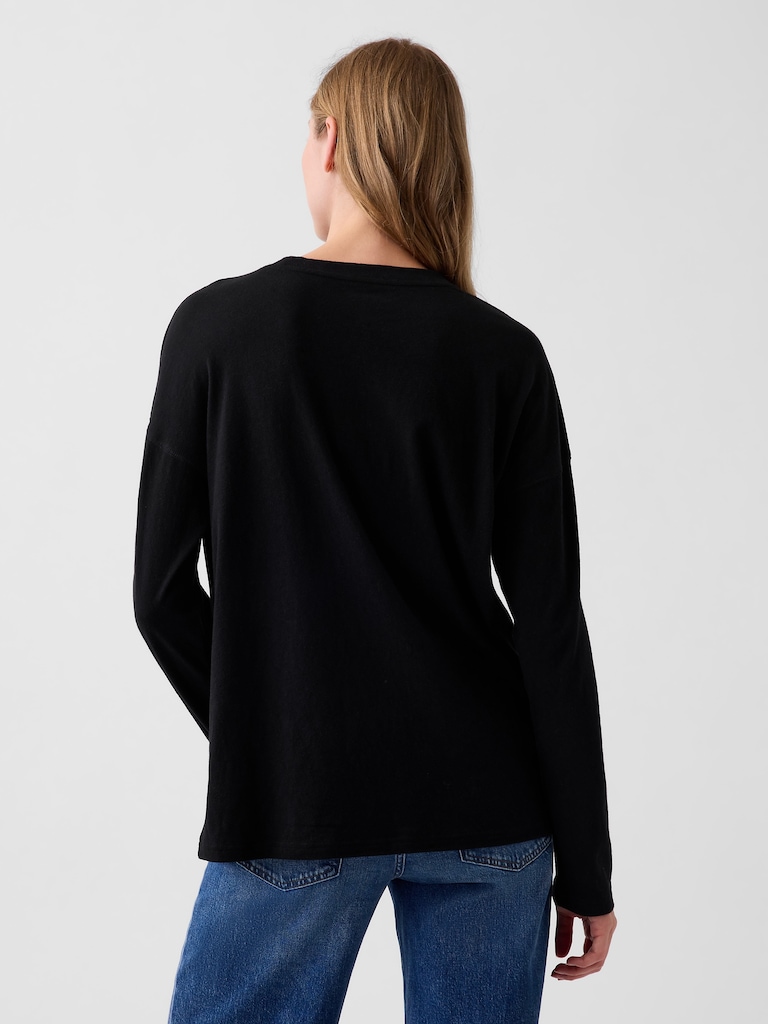 100% Cotton Authentic Oversized Pocket T-Shirt