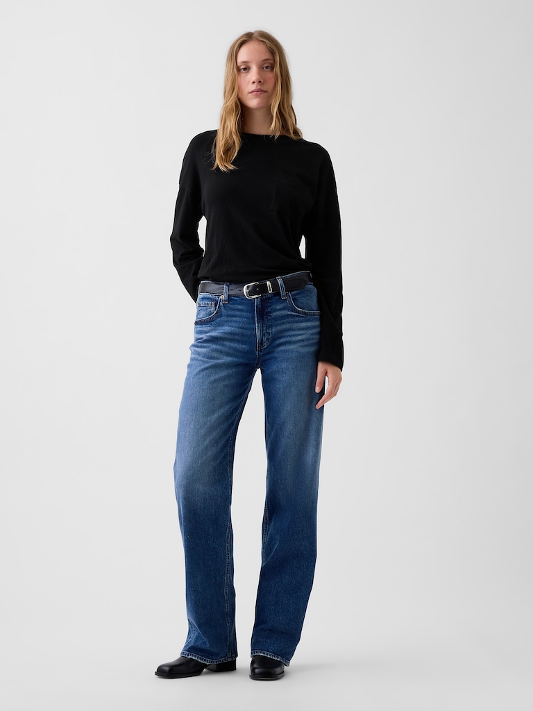 100% Cotton Authentic Oversized Pocket T-Shirt