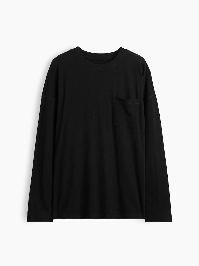 100% Cotton Authentic Oversized Pocket T-Shirt