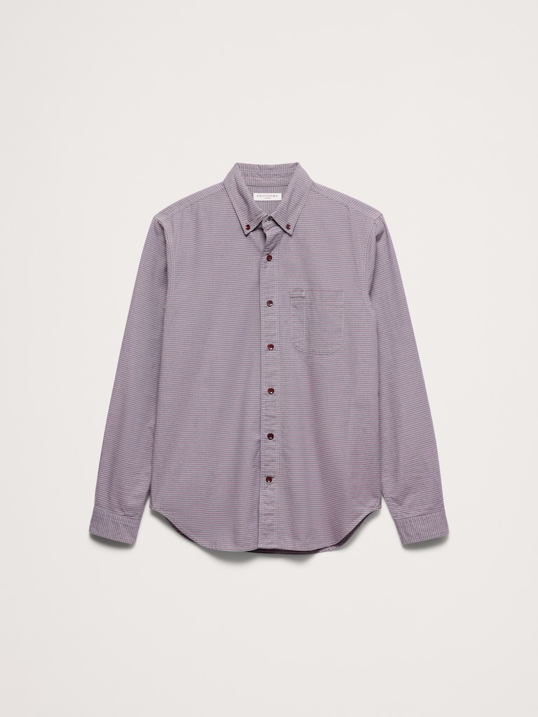 Standard-Fit Cotton Oxford Shirt