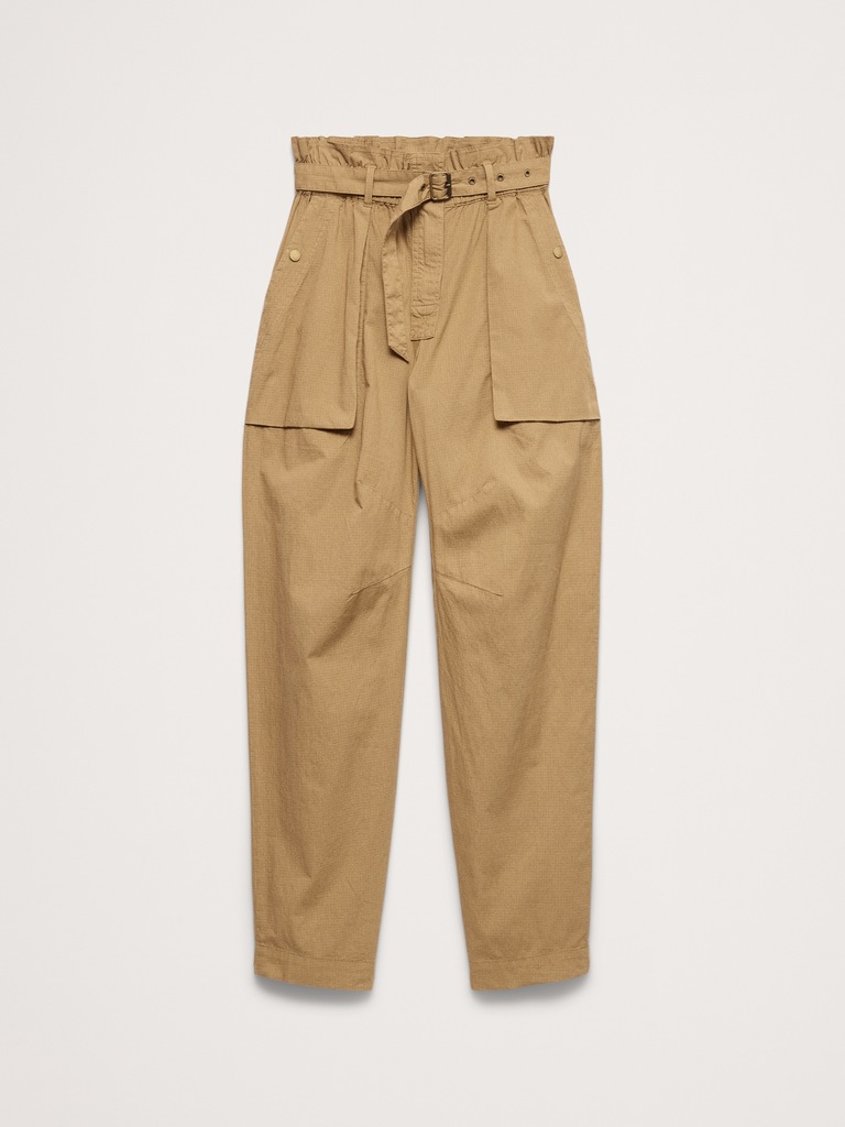 Ripstop Cotton Paperbag Pant