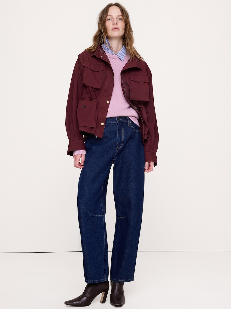 Blouson d’aviateur en coton indéchirable