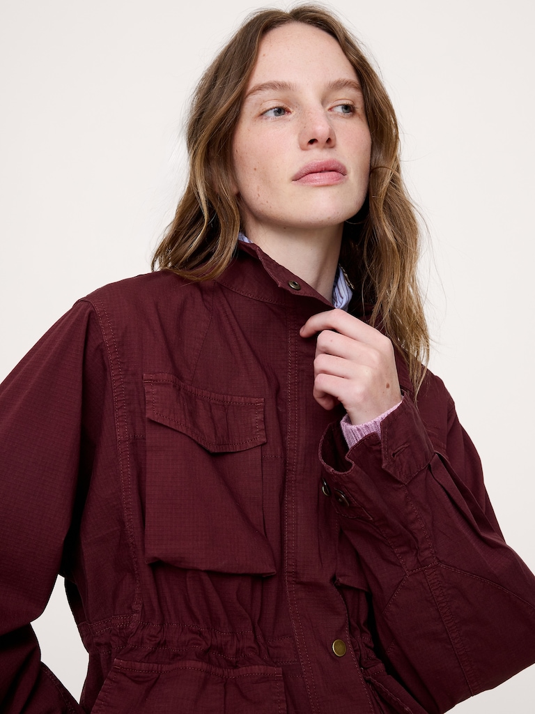 Blouson d’aviateur en coton indéchirable