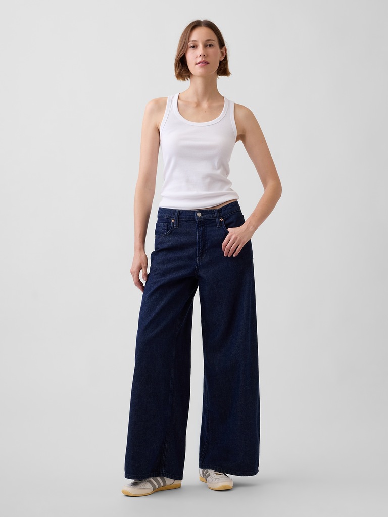 Mid Rise UltraSoft Baggy Jeans