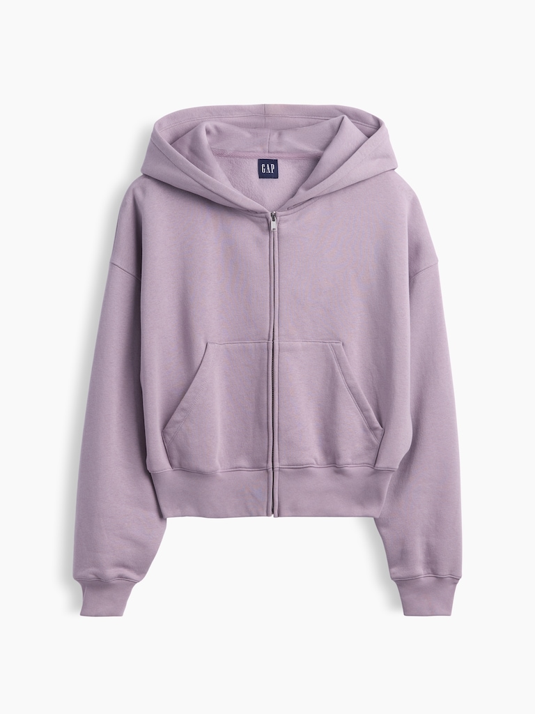 VintageSoft Wedge Zip Hoodie