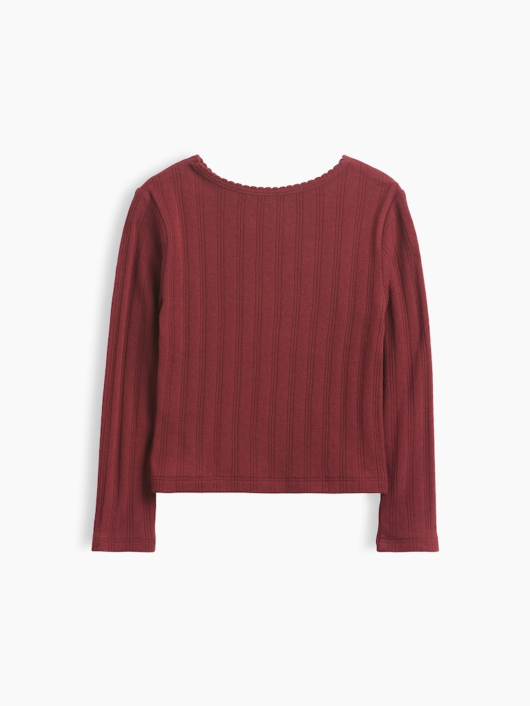 Baby & Toddler Pointelle Rib T-Shirt