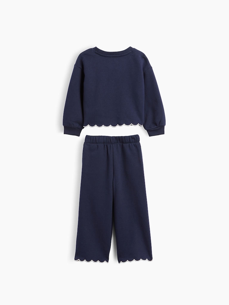 Gap × Disney Baby & Toddler VintageSoft Scalloped Sweat Set